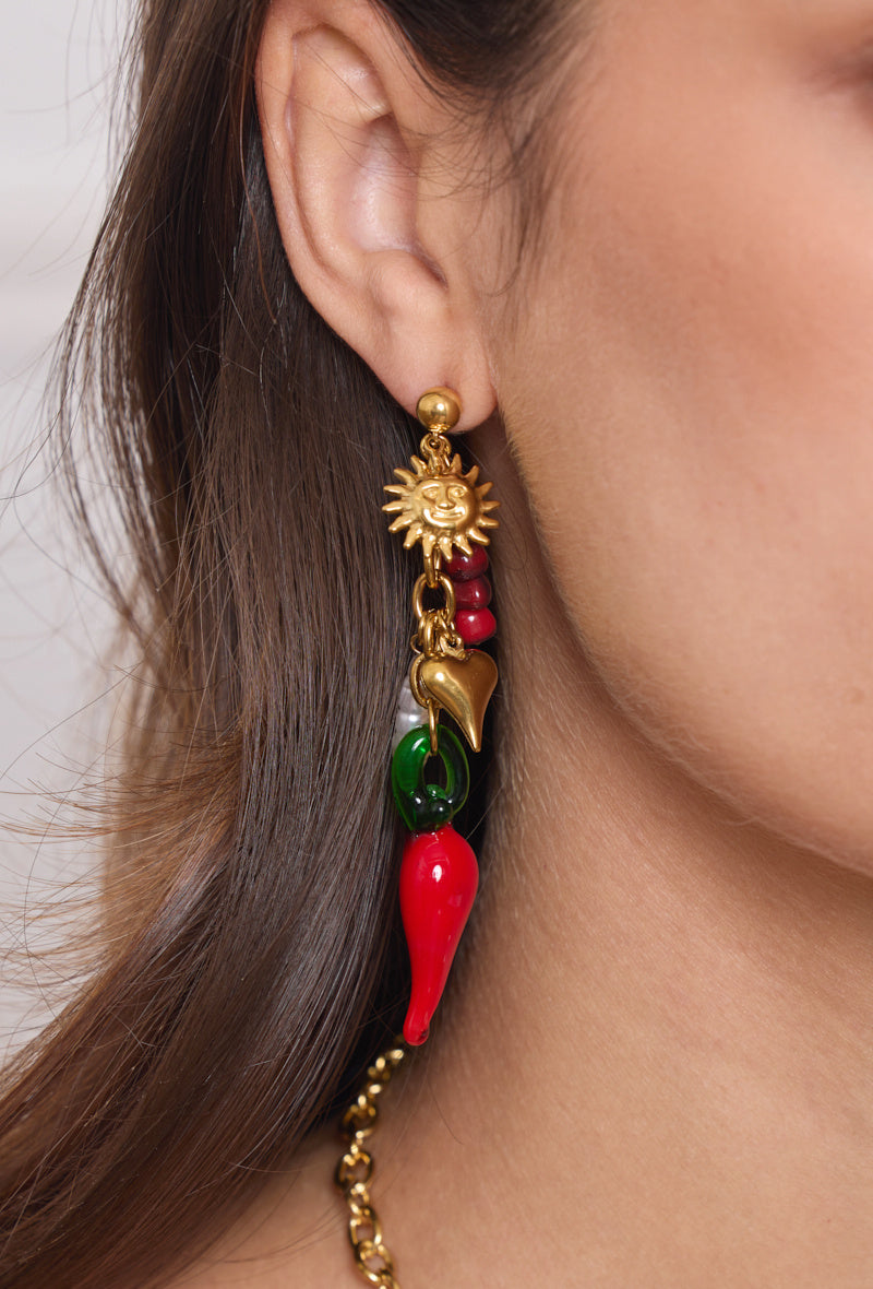 Boucles d'oreille Pimenta