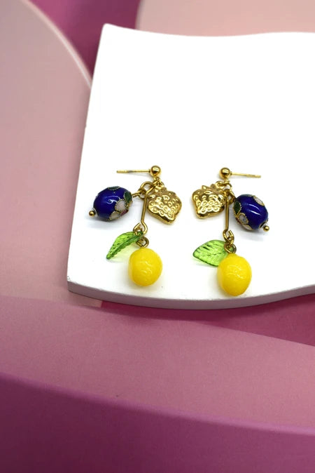 Boucles d'oreilles Limonade