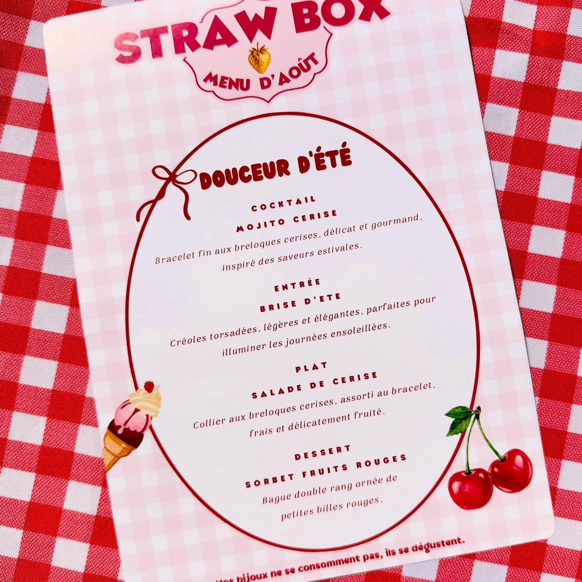 STRAW BOX - Août 2026 | "Douceur d'été"
