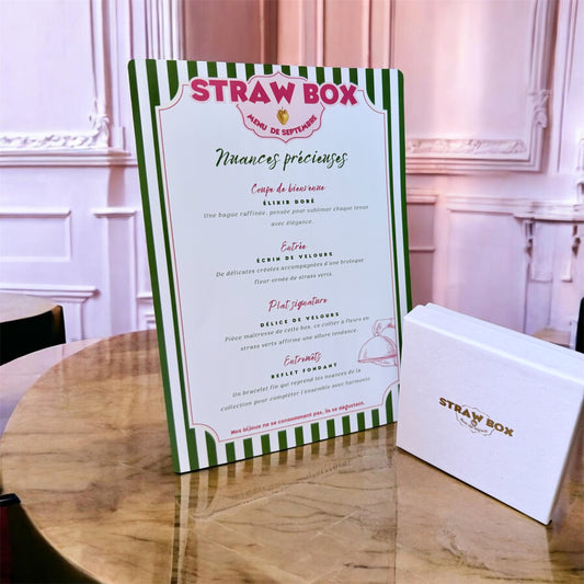 STRAW BOX - Septembre 2026 | "Nuances précieuses"