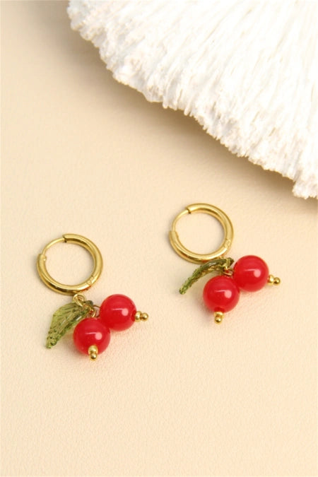 Boucles d'oreilles Cerisette