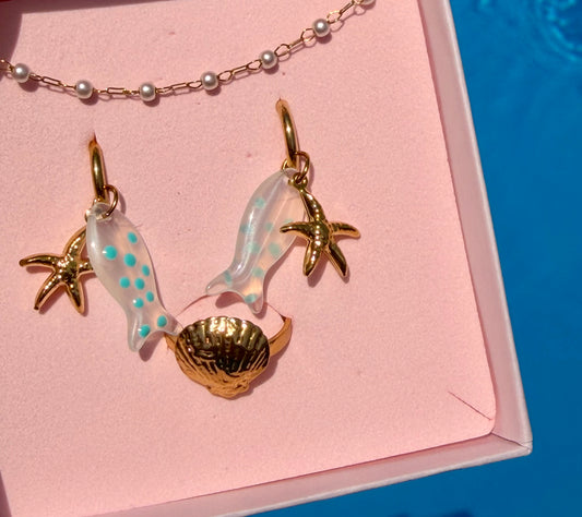 Boucles d'oreilles Lagon