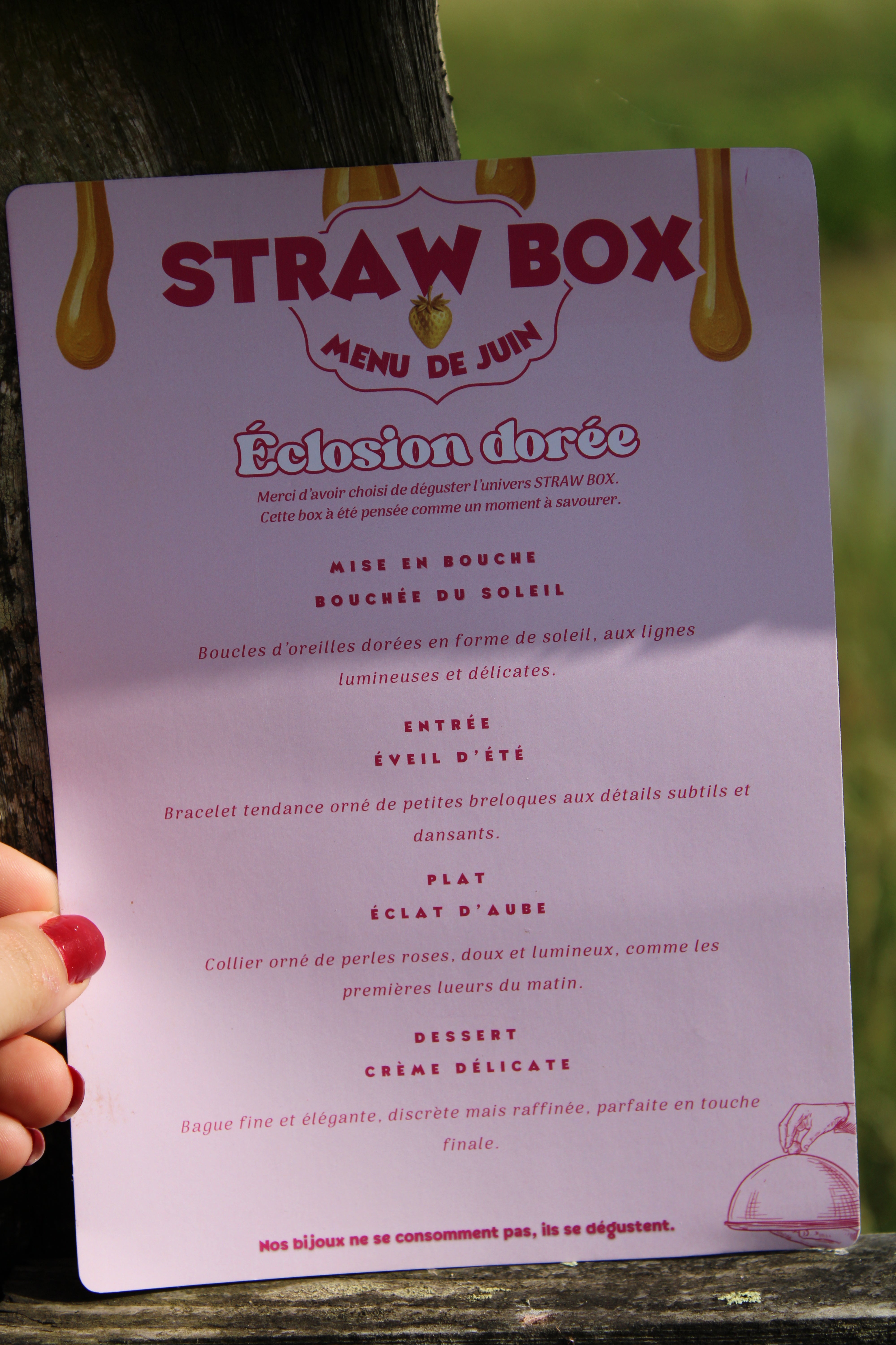STRAW BOX - Juin 2026 | Éclosion dorée