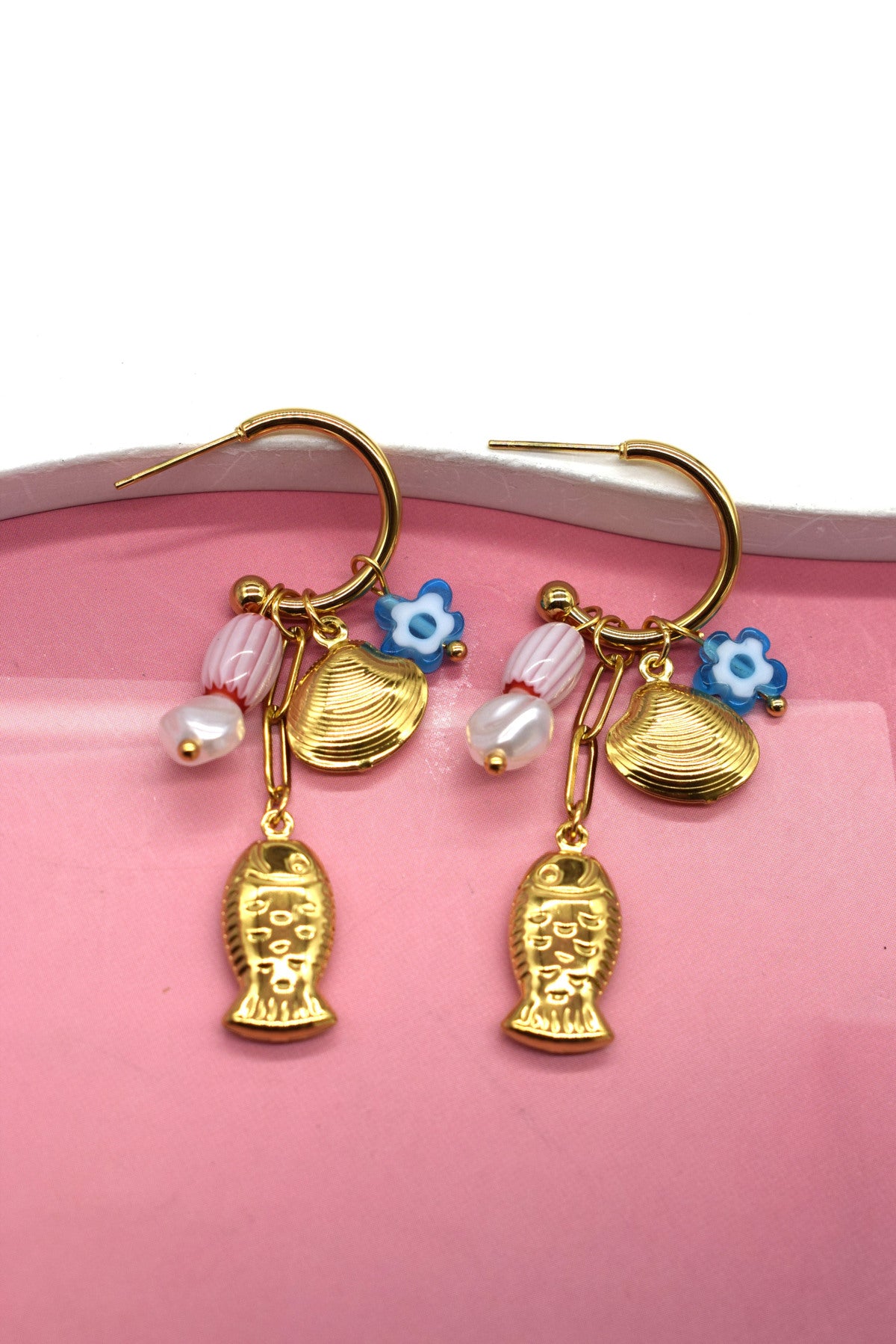 Boucles d'oreilles Azur